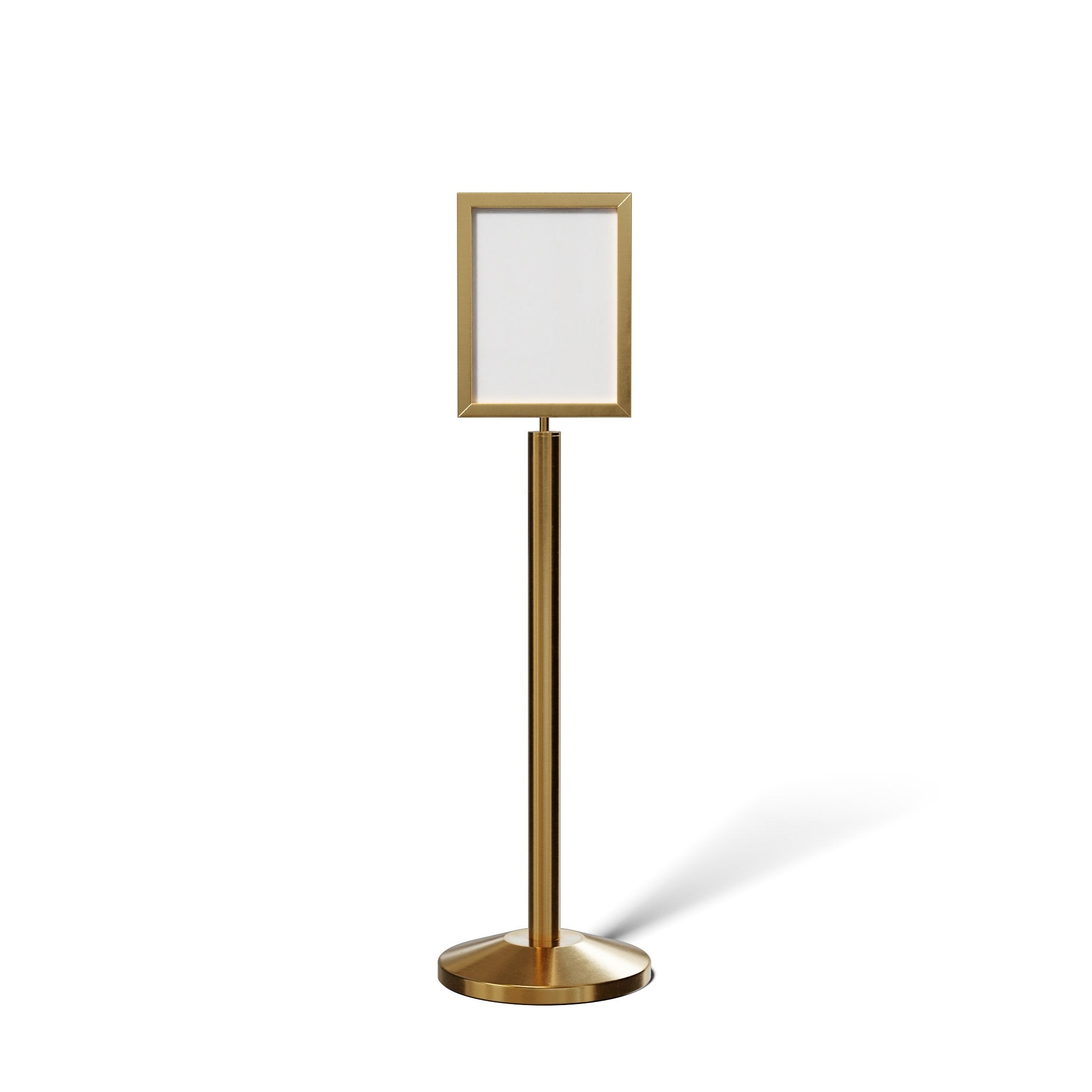 Floor Standing Sign Frame with Sloped Base - CCW Series SFFS - 100 - Crowd Control Warehouse