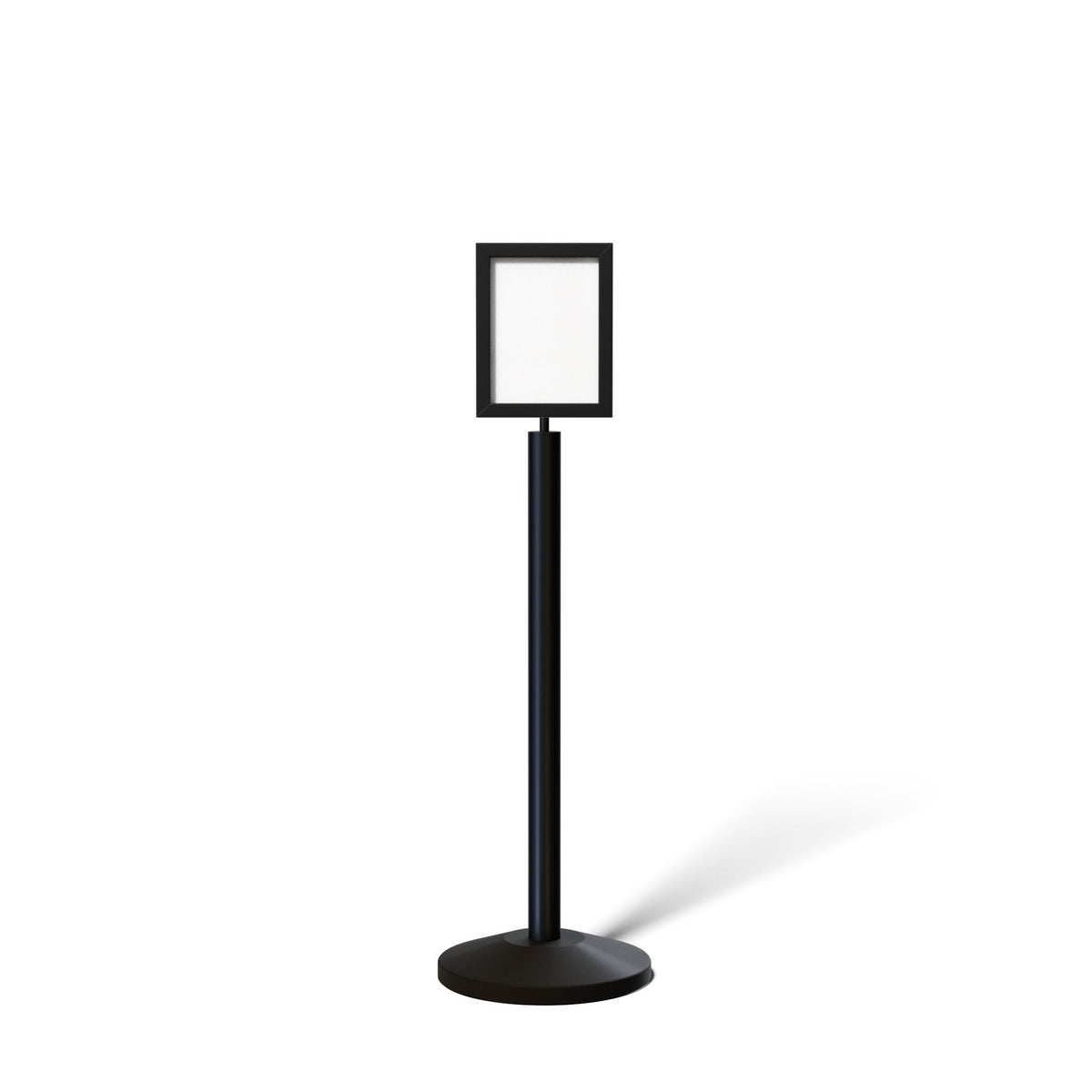 Floor Standing Sign Frame with Sloped Base - CCW Series SFFS - 100 - Crowd Control Warehouse