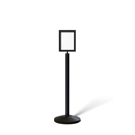 Floor Standing Sign Frame with Sloped Base - CCW Series SFFS - 100 - Crowd Control Warehouse
