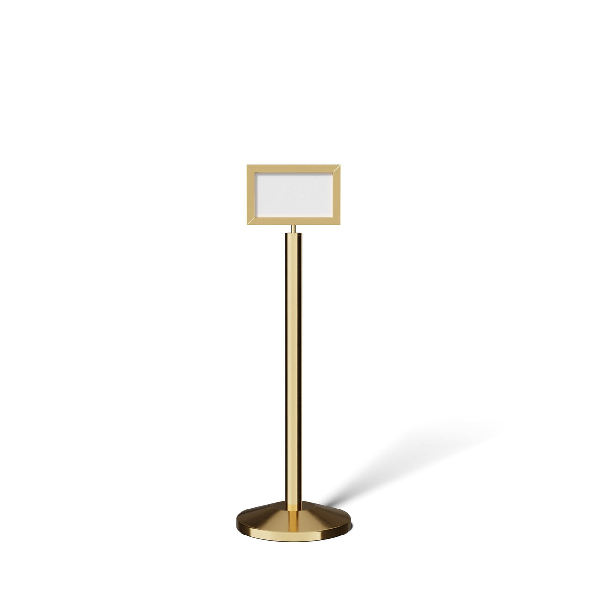 Floor Standing Sign Frame with Sloped Base - CCW Series SFFS - 100 - Crowd Control Warehouse