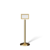Floor Standing Sign Frame with Sloped Base - CCW Series SFFS - 100 - Crowd Control Warehouse