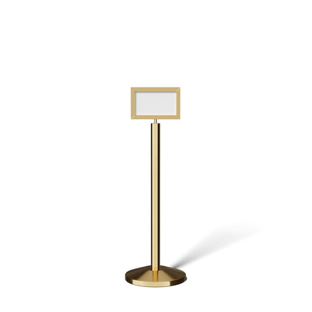 Floor Standing Sign Frame with Sloped Base - CCW Series SFFS - 100 - Crowd Control Warehouse