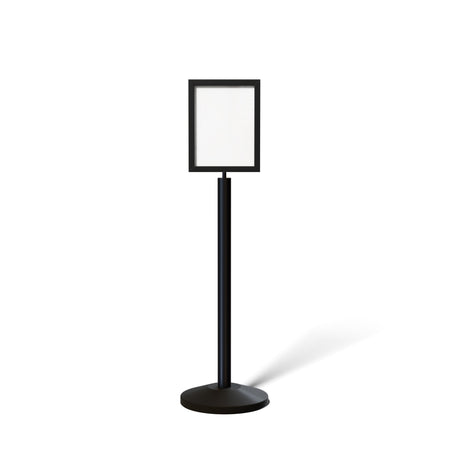 Floor Standing Sign Frame with Sloped Base - CCW Series SFFS - 100 - Crowd Control Warehouse