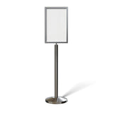 Floor Standing Sign Frame with Sloped Base - CCW Series SFFS - 100 - Crowd Control Warehouse