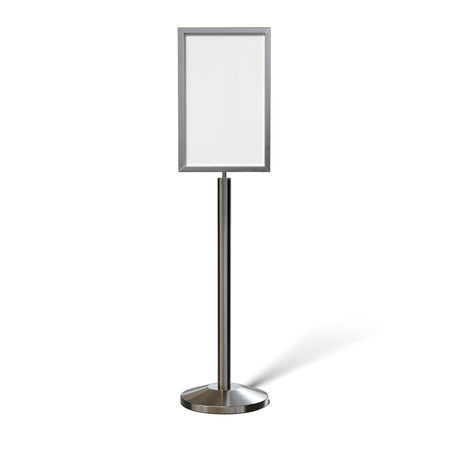 Floor Standing Sign Frame with Sloped Base - CCW Series SFFS - 100 - Crowd Control Warehouse