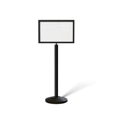 Floor Standing Sign Frame with Sloped Base - CCW Series SFFS - 100 - Crowd Control Warehouse