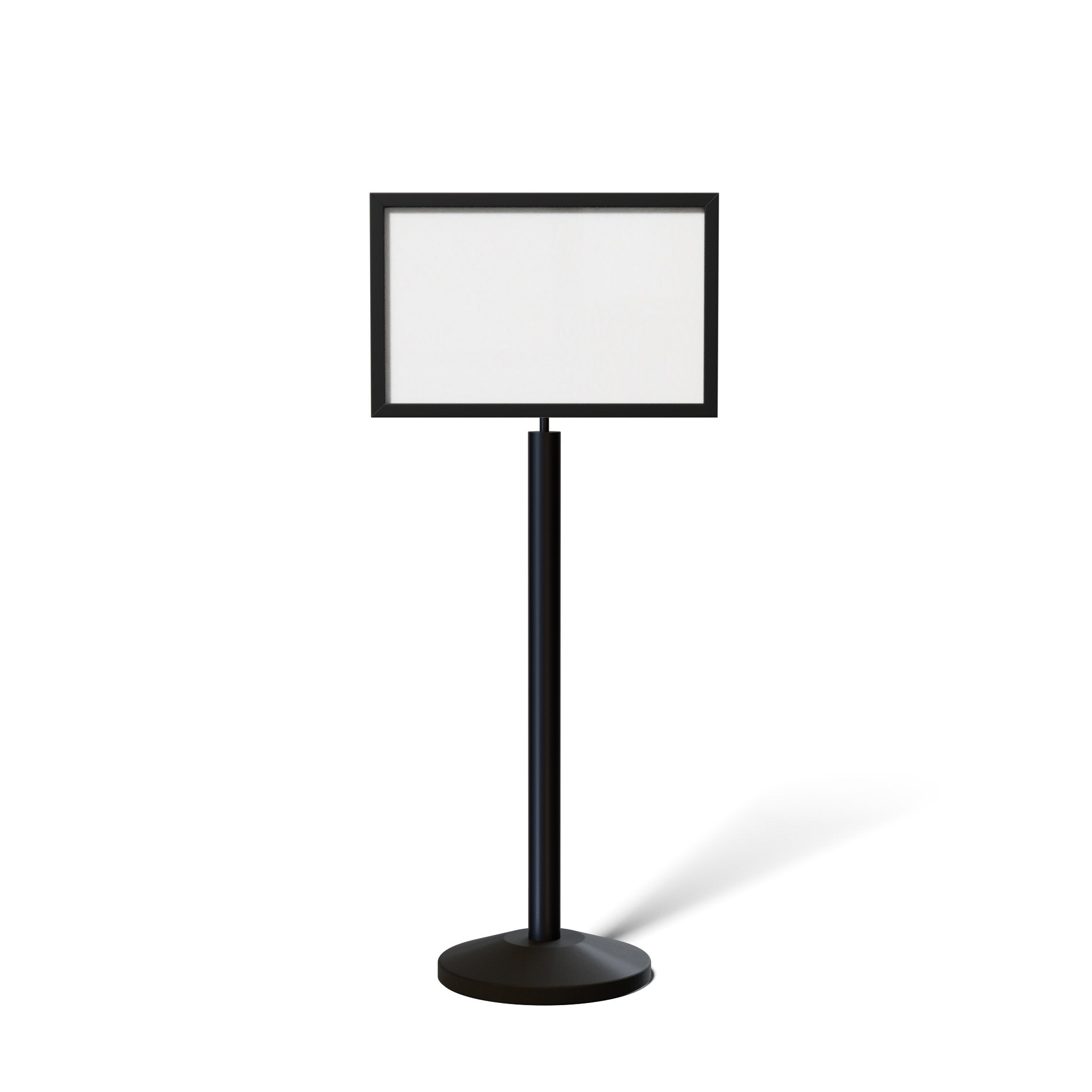Floor Standing Sign Frame with Sloped Base - CCW Series SFFS - 100 - Crowd Control Warehouse