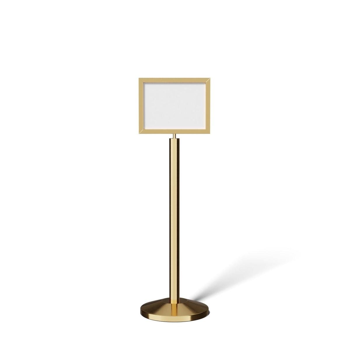 Floor Standing Sign Frame with Sloped Base - CCW Series SFFS - 100 - Crowd Control Warehouse