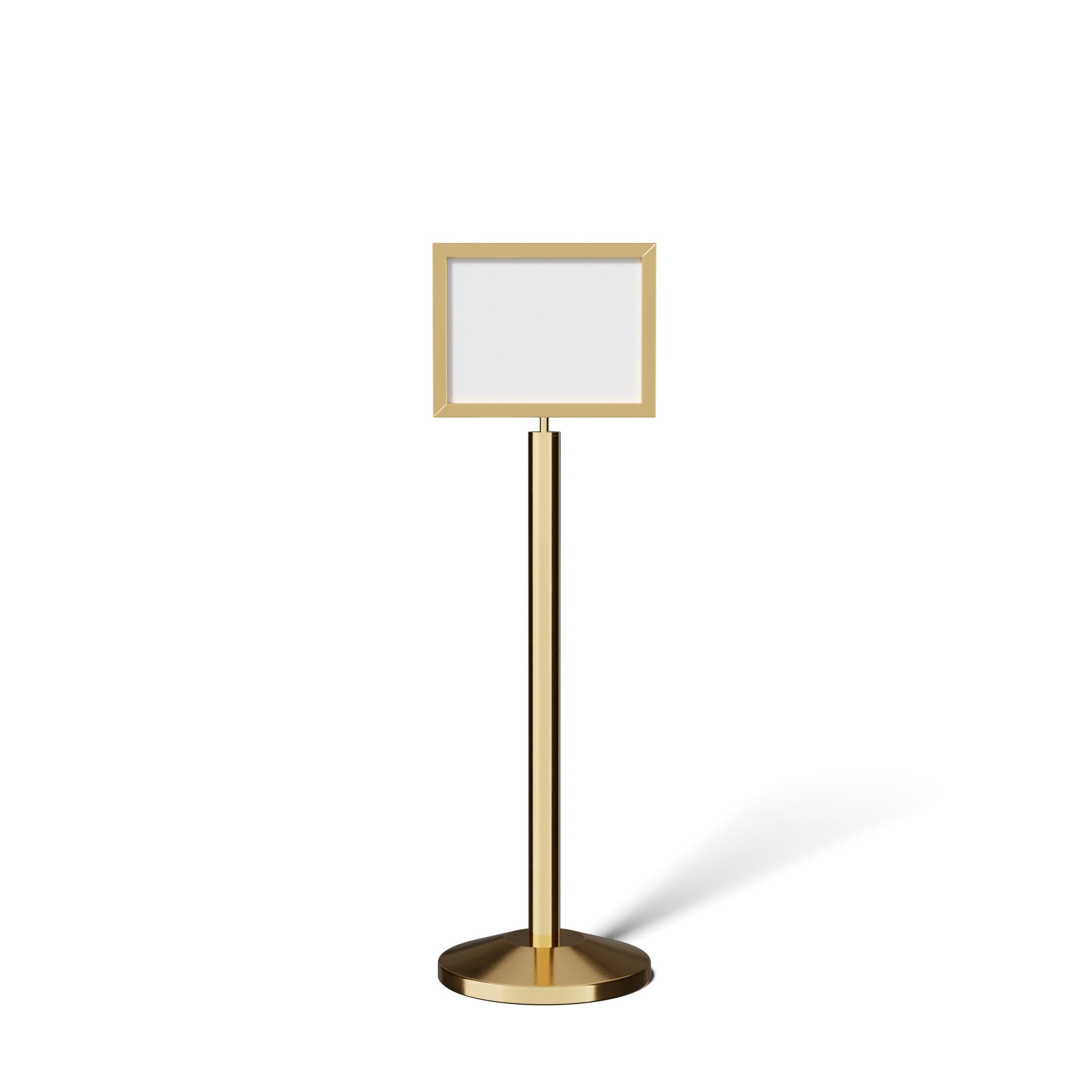 Floor Standing Sign Frame with Sloped Base - CCW Series SFFS - 100 - Crowd Control Warehouse