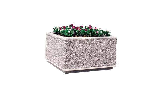 Form Series Large Square Concrete Planter - Crowd Control Warehouse