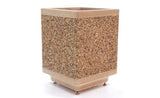 Form Series Medium Square Concrete Planter - Crowd Control Warehouse