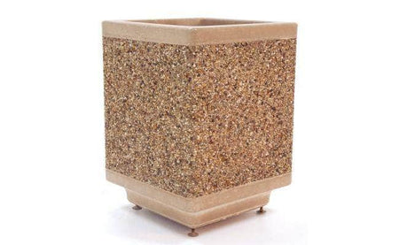 Form Series Medium Square Concrete Planter - Crowd Control Warehouse