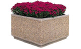 Form Series Medium Square Concrete Planter - Crowd Control Warehouse
