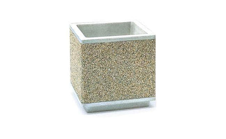 Form Series Medium Square Concrete Planter - Crowd Control Warehouse