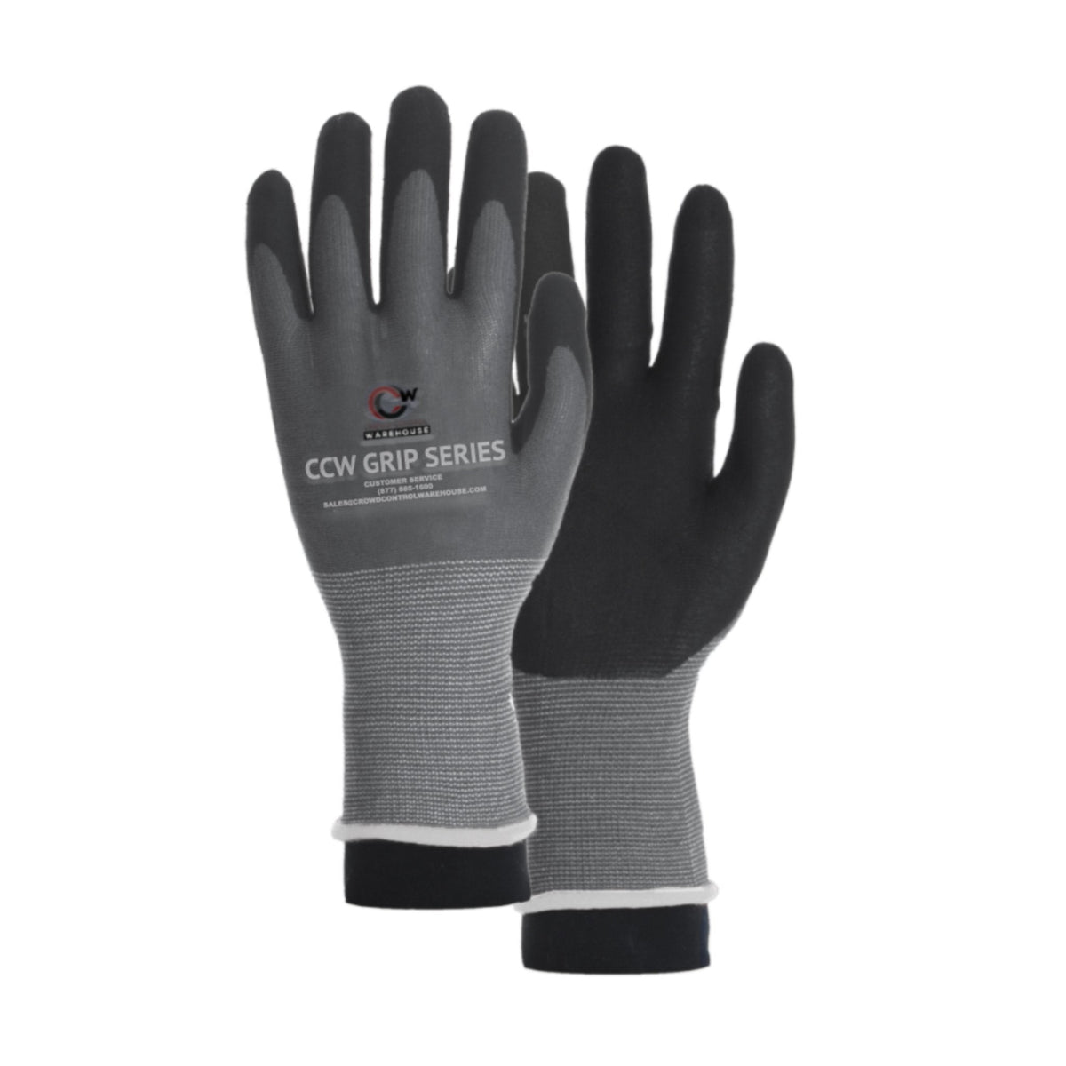 Gripping Gloves, Nylon and Spandex Coated - CCW Grip Series - Crowd Control Warehouse