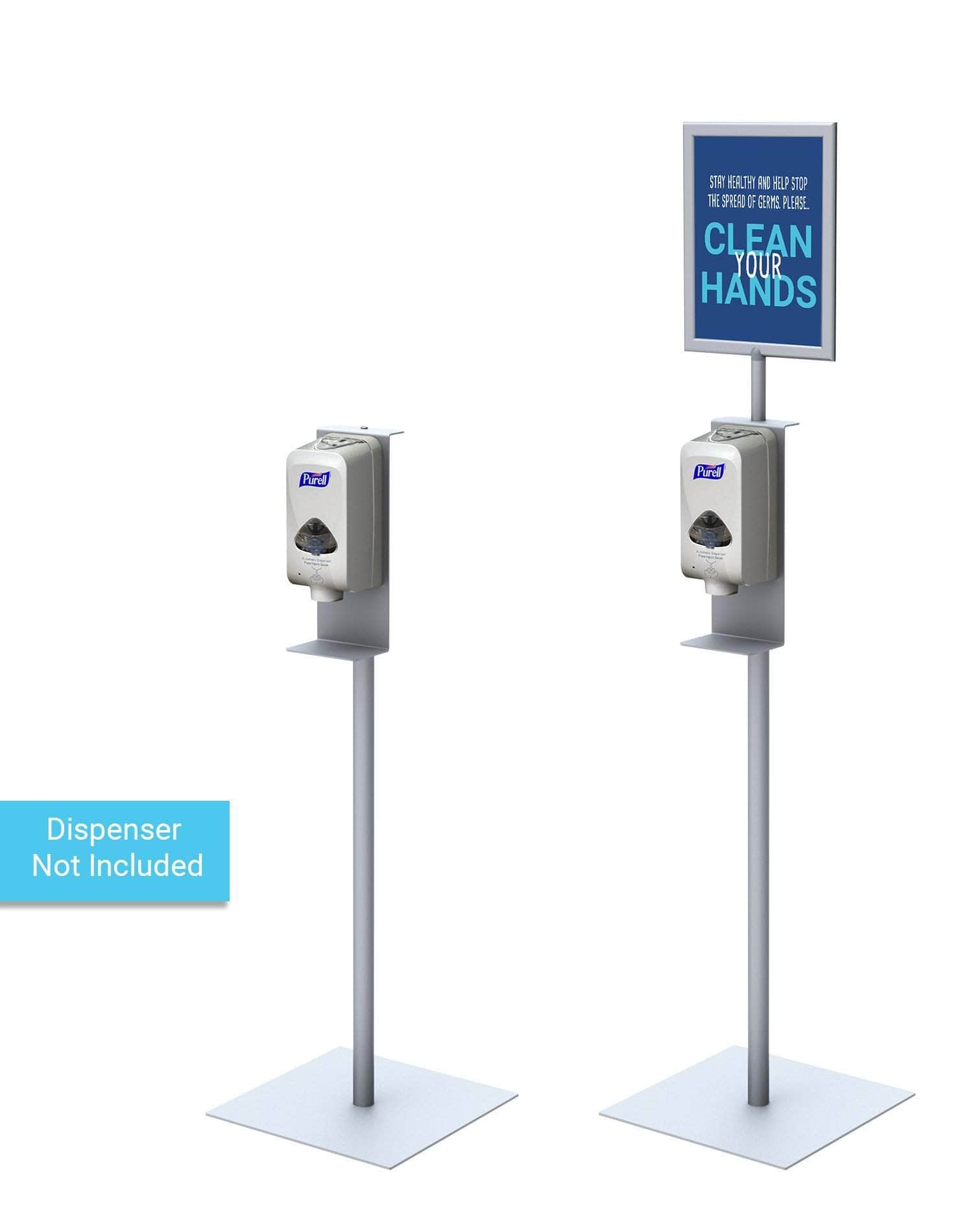 Hand Sanitizer Dispenser Stand - Crowd Control Warehouse