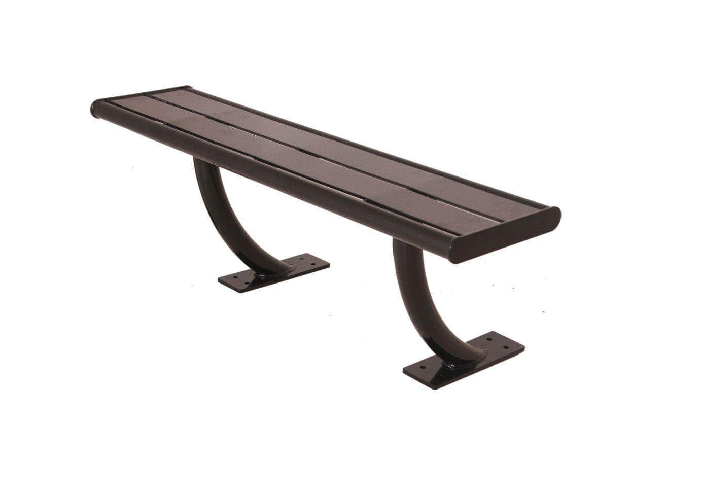 Hartford Backless Park Bench - Crowd Control Warehouse