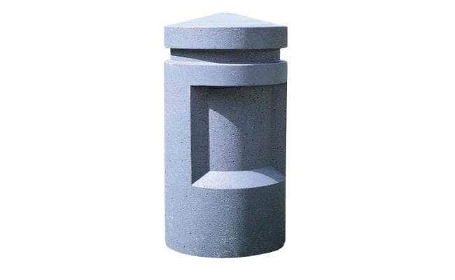 Heavy Duty Decorative Bollard with Reveal Lines - Crowd Control Warehouse