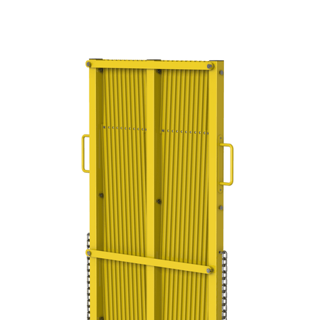 Heavy - Duty Expandable Metal Safety Barriers, 20 Ft. - Trafford Industrial - Crowd Control Warehouse