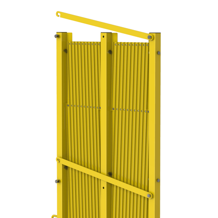 Heavy - Duty Expandable Metal Safety Barriers, 20 Ft. - Trafford Industrial - Crowd Control Warehouse
