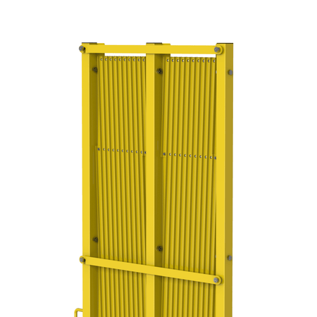 Heavy - Duty Expandable Metal Safety Barriers, 20 Ft. - Trafford Industrial - Crowd Control Warehouse