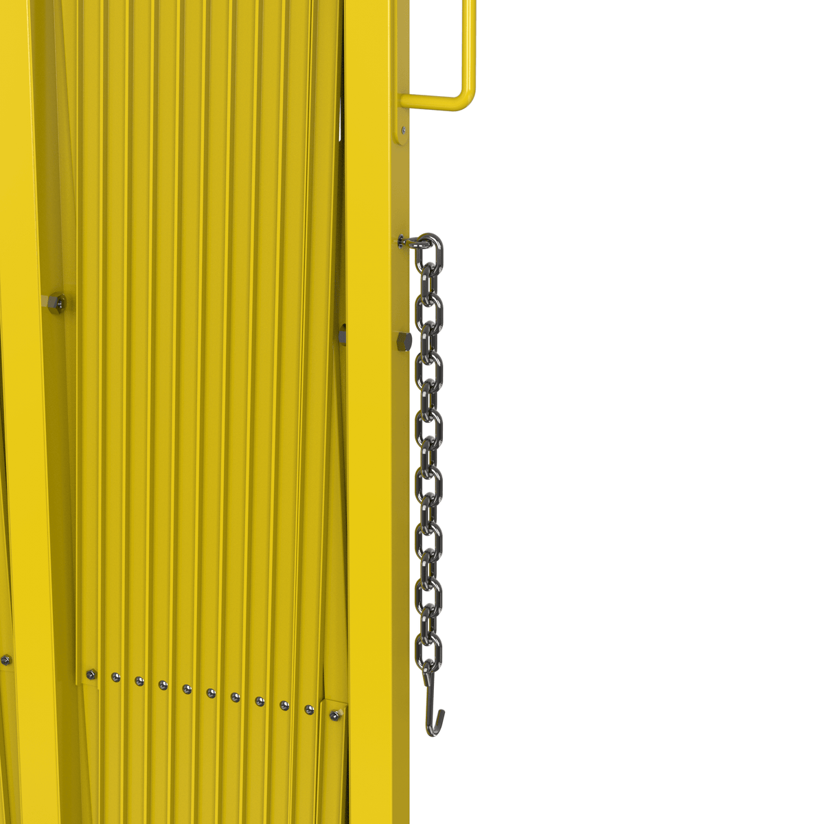 Heavy - Duty Expandable Metal Safety Barriers, 20 Ft. - Trafford Industrial - Crowd Control Warehouse