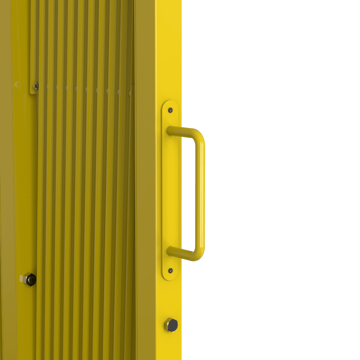 Heavy - Duty Expandable Metal Safety Barriers, 20 Ft. - Trafford Industrial - Crowd Control Warehouse