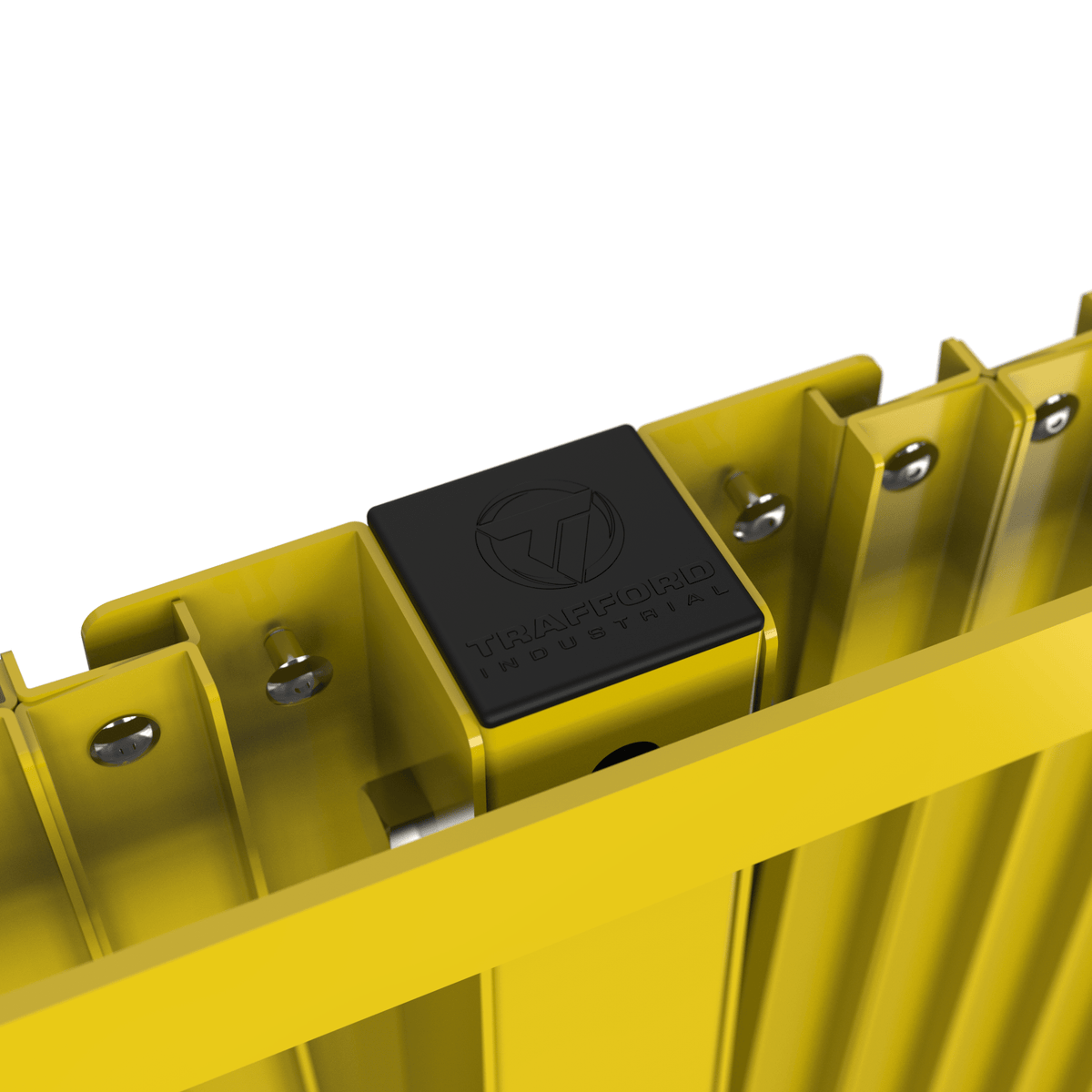 Heavy - Duty Expandable Metal Safety Barriers, 20 Ft. - Trafford Industrial - Crowd Control Warehouse