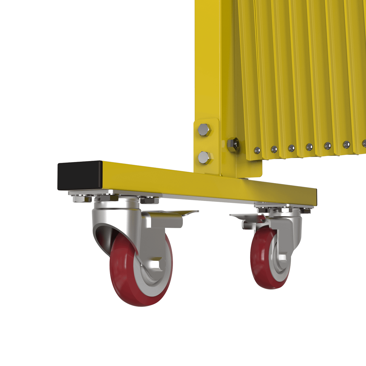 Heavy - Duty Expandable Metal Safety Barriers, 20 Ft. - Trafford Industrial - Crowd Control Warehouse