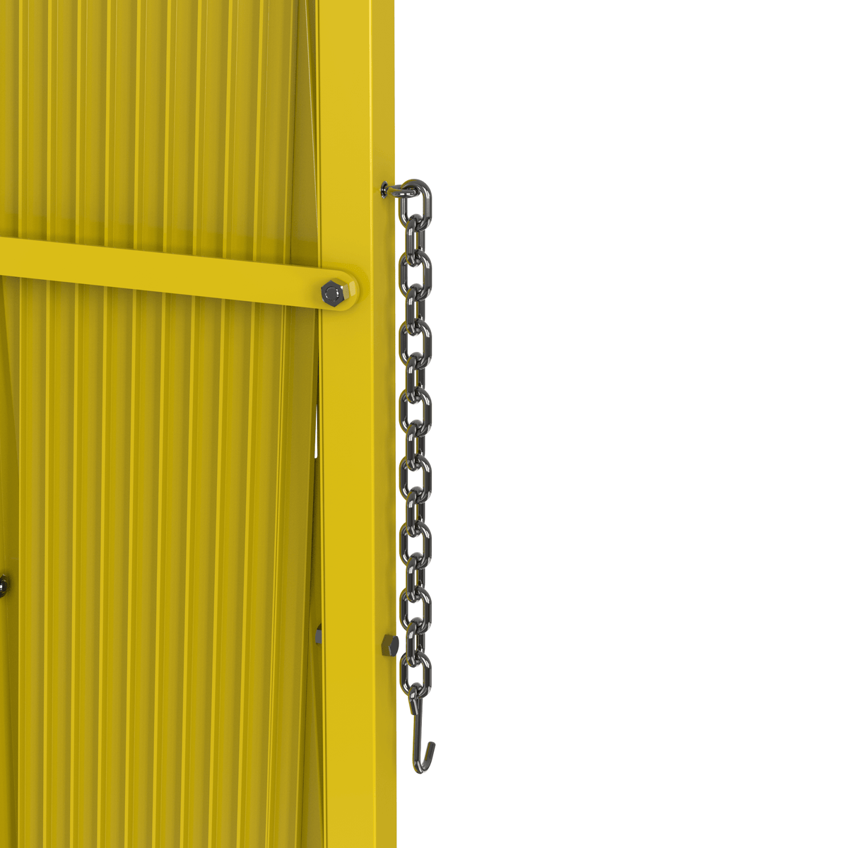 Heavy - Duty Expandable Metal Safety Barriers, 20 Ft. - Trafford Industrial - Crowd Control Warehouse