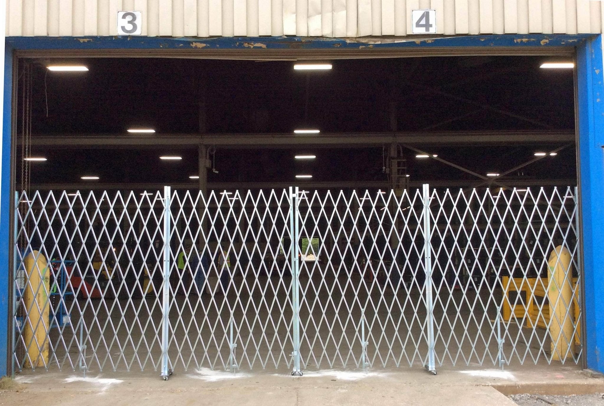Heavy Duty Pair Folding Security Gates - Crowd Control Warehouse