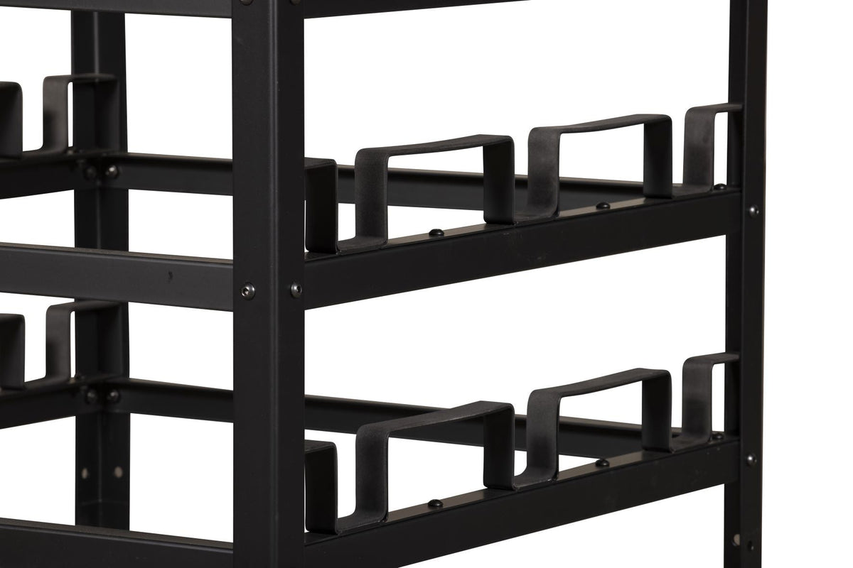 Horizontal Post Storage Cart (12 Posts or 24 Posts) - Trafford Industrial - Crowd Control Warehouse