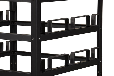 Horizontal Post Storage Cart (12 Posts or 24 Posts) - Trafford Industrial - Crowd Control Warehouse