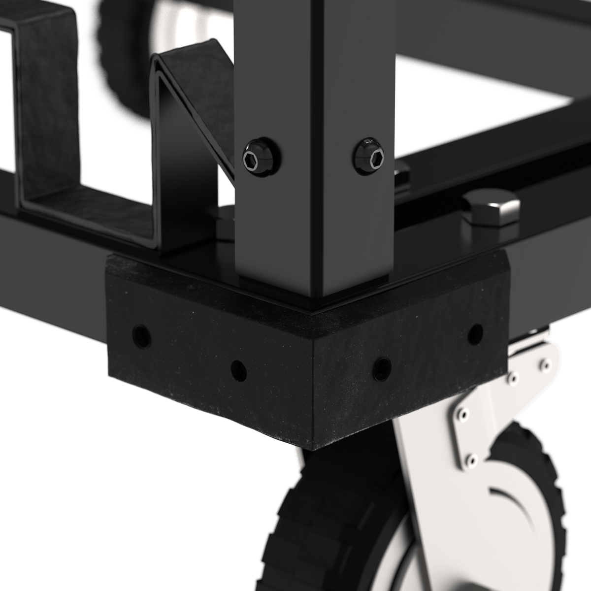 Horizontal Post Storage Cart (12 Posts or 24 Posts) - Trafford Industrial - Crowd Control Warehouse