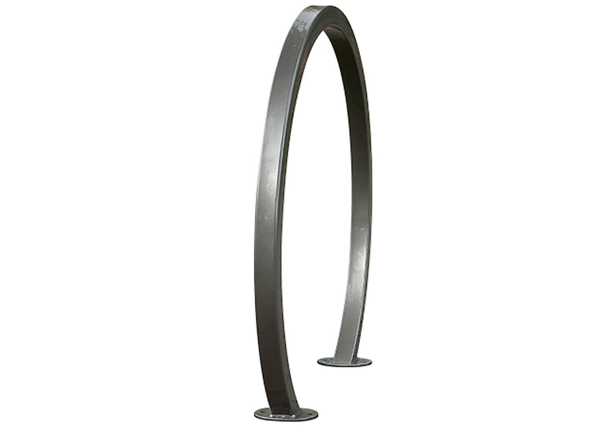 Horseshoe Bike Rack, 2 Bike - Squared - Crowd Control Warehouse