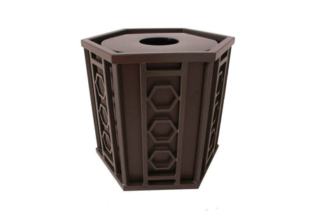 Huntington Trash Receptacle - 32 Gallon Capacity - Crowd Control Warehouse