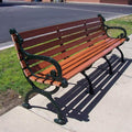 Classic Wood Park Bench - 80 In.