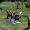 Floral Wood Park Bench - 60 In.