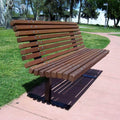 Spine Wood Park Bench - 5 Ft.