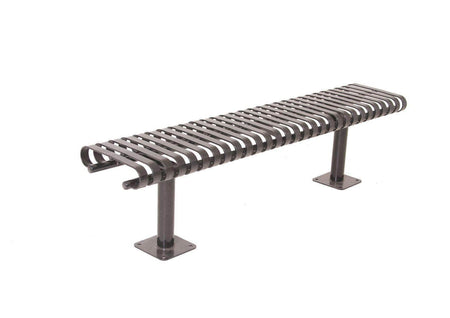 Kensington Park Bench without Back - 6 Ft. - Crowd Control Warehouse