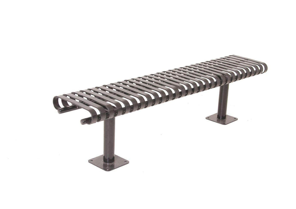 Kensington Park Bench without Back - 6 Ft. - Crowd Control Warehouse