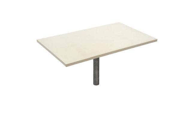 Large 57 in. Rectangular Concrete Top Picnic Table - Crowd Control Warehouse