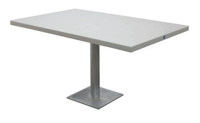 Large 57 in. Rectangular Concrete Top Picnic Table - Crowd Control Warehouse