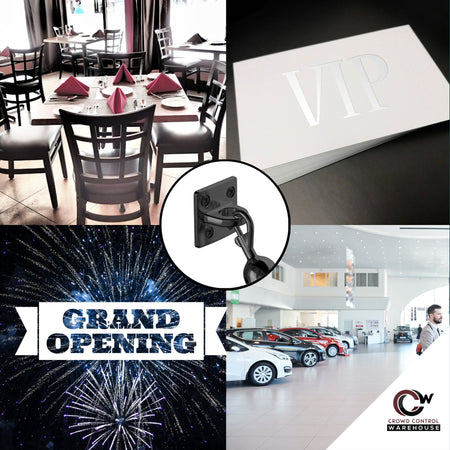 Large Loop (Dual Rope) Wall Plate Receiver for Hanging Ropes - Montour Line - Crowd Control Warehouse