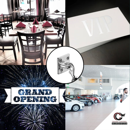 Large Loop (Dual Rope) Wall Plate Receiver for Hanging Ropes - Montour Line - Crowd Control Warehouse