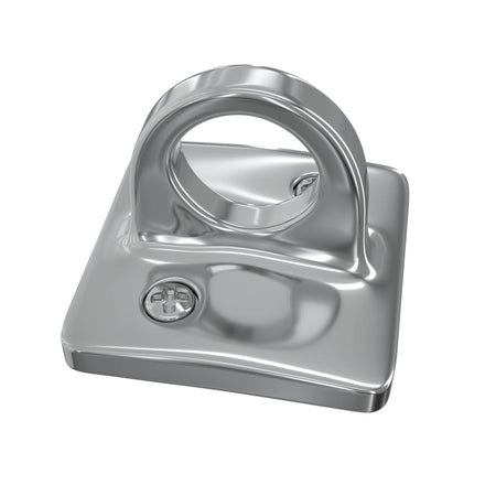 Large Loop (Dual Rope) Wall Plate Receiver for Hanging Ropes - Montour Line - Crowd Control Warehouse