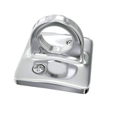 Large Loop (Dual Rope) Wall Plate Receiver for Hanging Ropes - Montour Line - Crowd Control Warehouse