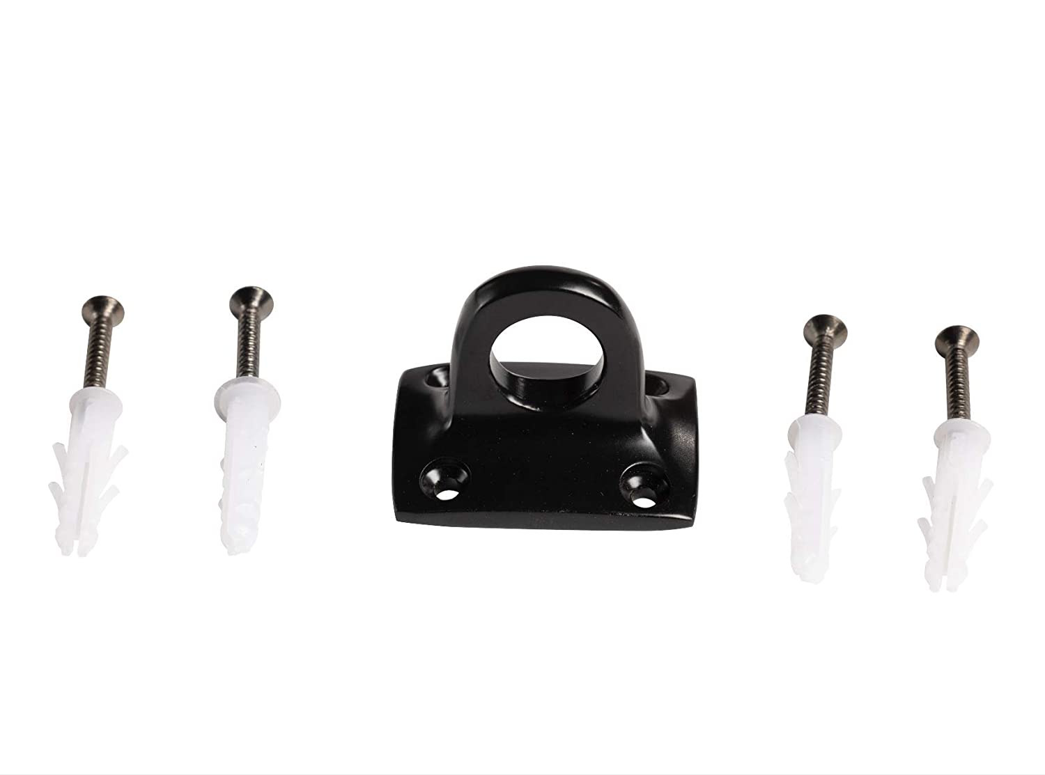 Large Loop (Dual Rope) Wall Plate Receiver for Hanging Ropes - Montour Line - Crowd Control Warehouse