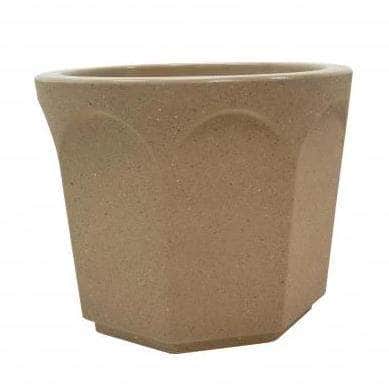 Large Round Concrete Planter - 30 in. x 24 in. - Crowd Control Warehouse