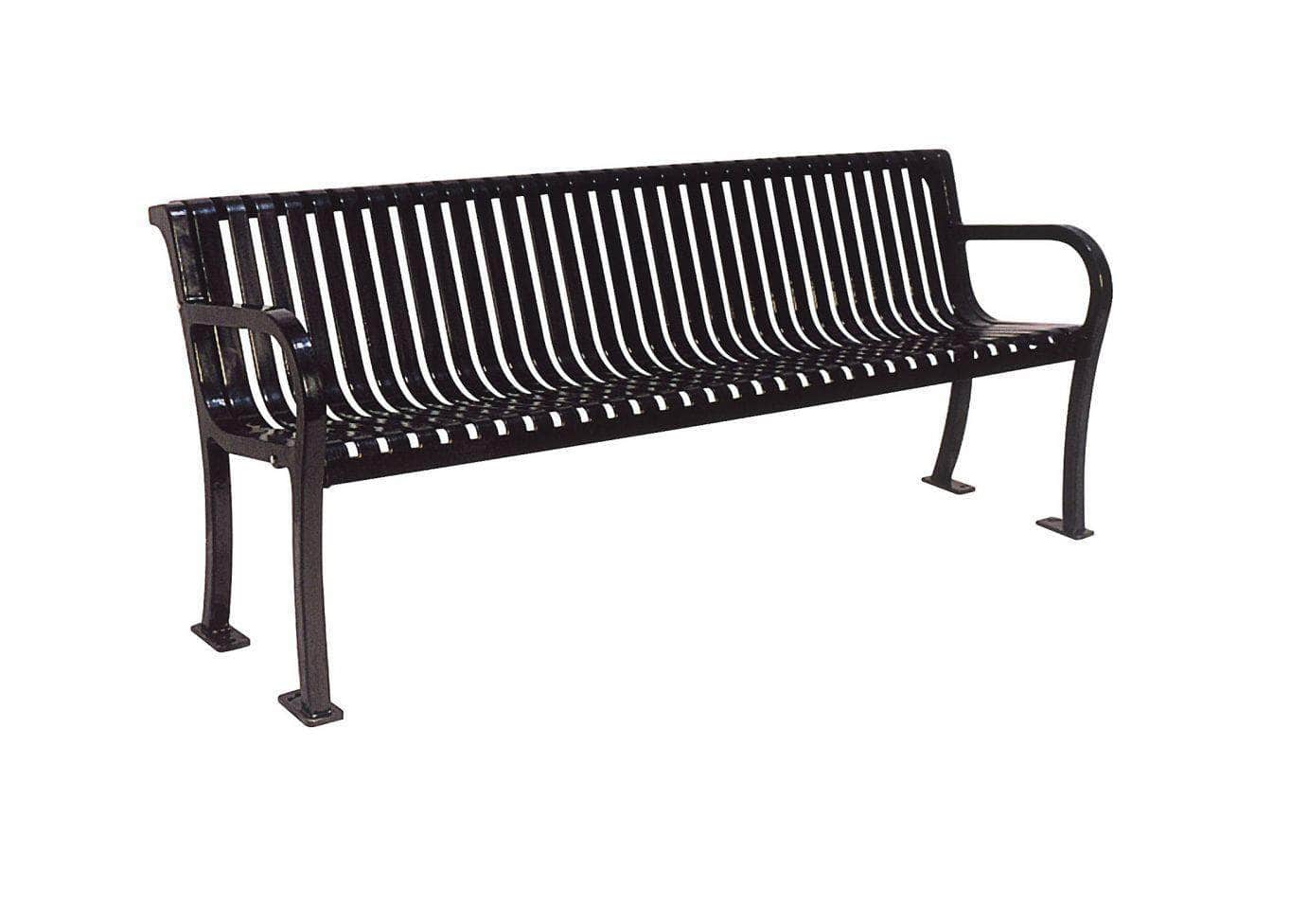Lexington Bench with Back - Crowd Control Warehouse